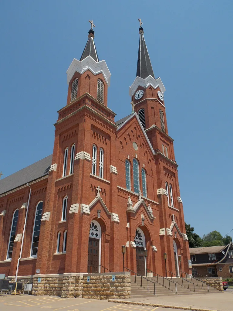 Sacred Heart Catholic Church in Dubuque, Iowa.