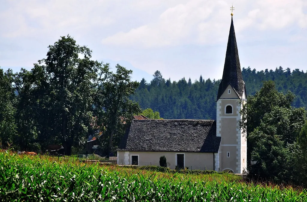 Subsidiary church Saints Primus and Felician at Possau, market town Maria Saal, district Klagenfurt Land, Carinthia, Austria, EU