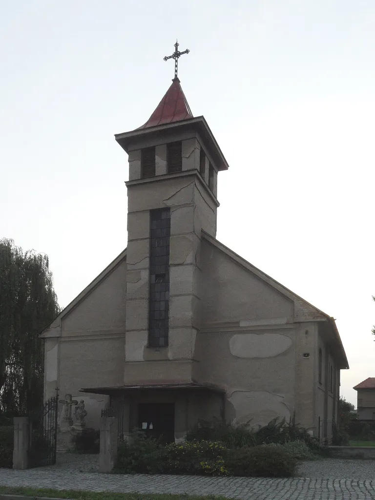 Velký Osek A. Church, Kolín District, the Czech Republic.