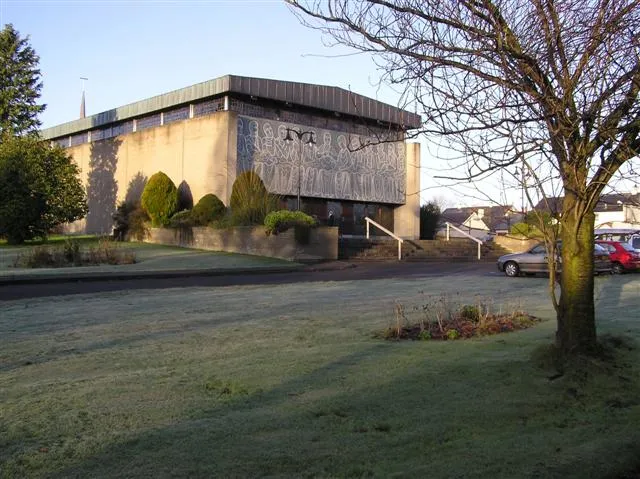St Theresa's RC Church, Sion Mills. Looking north-west; the interior view is here 1075722