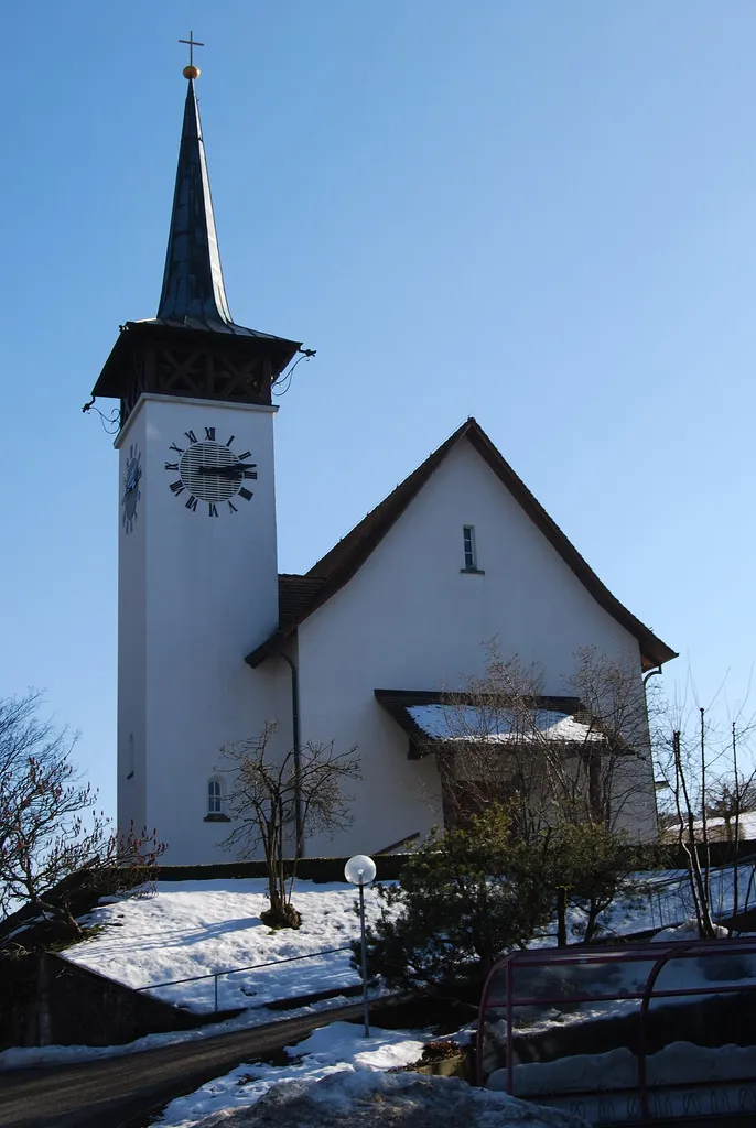 Protestant Church of Wyssachen, canton of Bern, Switzerland