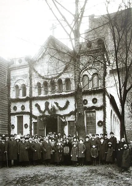 Saint Petersburg, Tserkovnaya str., Saint Boniface church opening
