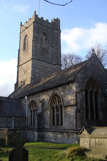 St Tewdric's parish church, Mathern, Monmouthshire, seen from the east