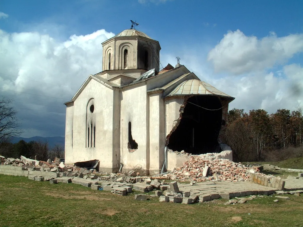 The Church of Saint Elijah (Serbian: Црква светог Илије, Crkva svetog Ilije), also known as Saint Andrew's Church, is а Serbian Orthodox church located on a small hill near the city of Podujevo, It was destroyed by Albanians during the expulsion of Serbs from Kosovo in march 2004.
