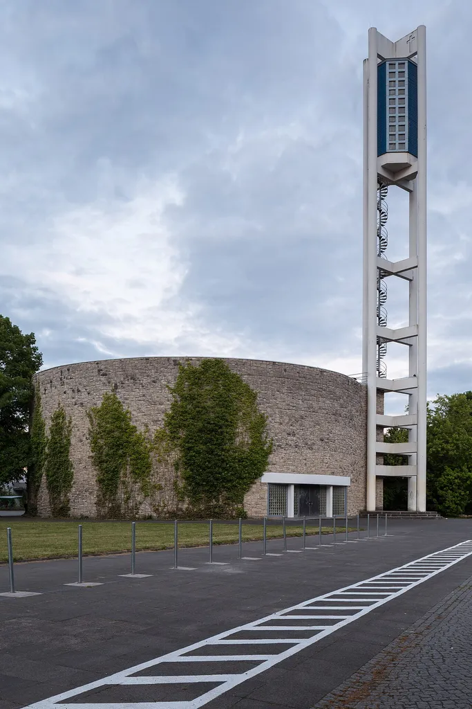 Bugenhagen church located at Saarstrasse in Suedstadt quarter of Hannover, Germany.