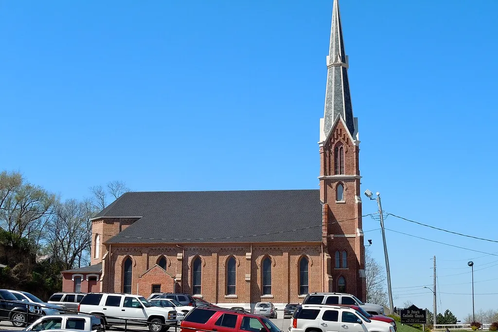 St. Peter's Church and Rectory on the NRHP since July 24, 1992. At 1 Bluff St., Council Bluffs, Iowa. Catholic