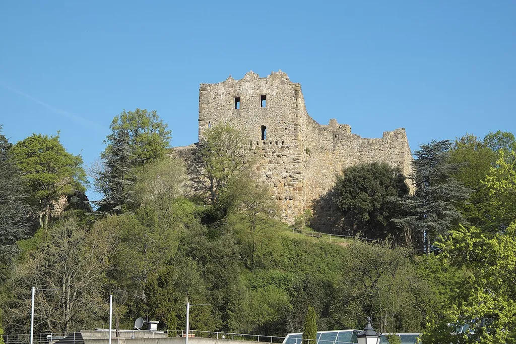 Burg Baden in Badenweiler im Markgräflerland im Regierungsbezirk Freiburg (Baden-Württemberg/Deutschland)