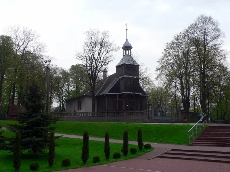 17th century wooden church in Grojec, Poland
