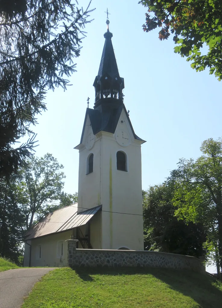 Saint Leonard's Church in Pungert, Municipality of Ivančna Gorica, Slovenia