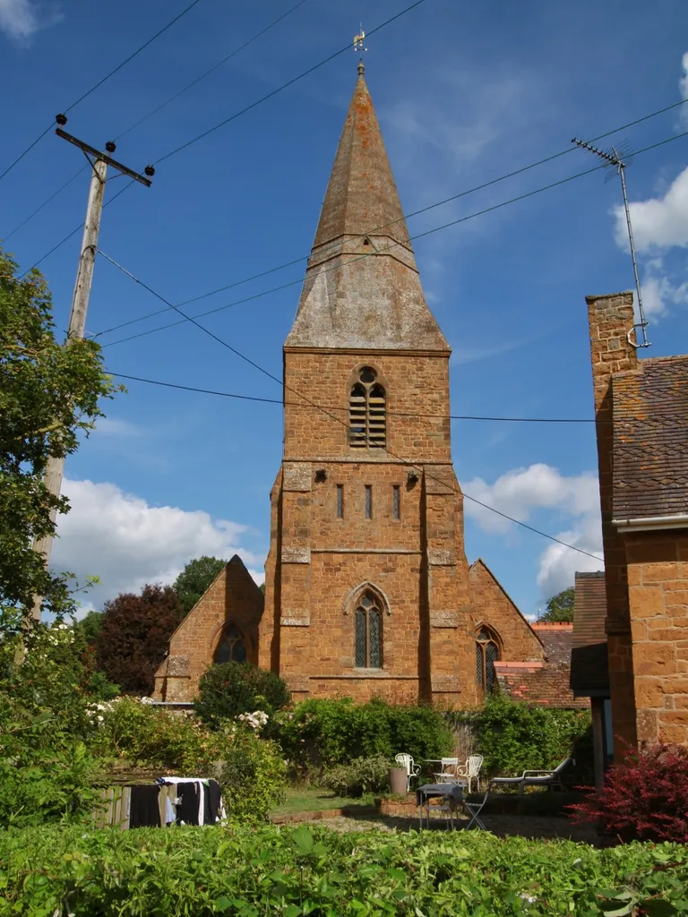 St Peter's parish church, Radway, Warwickshire, seen from the west