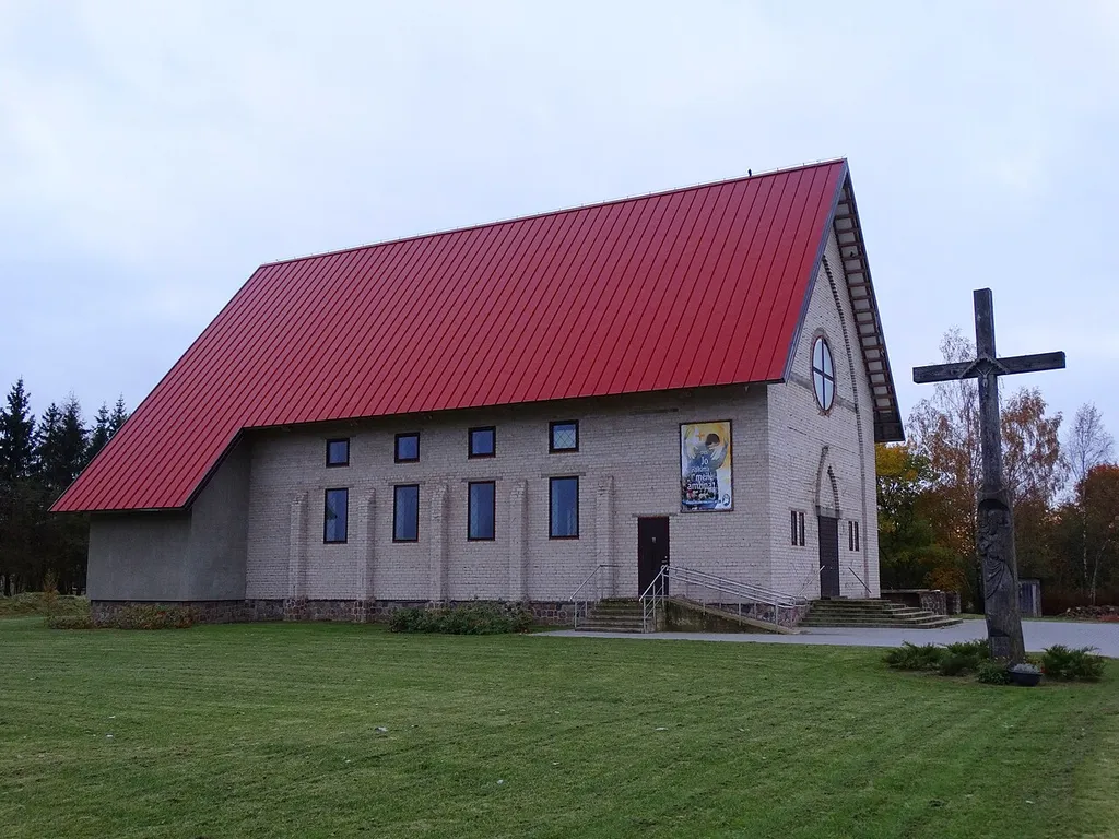 St. Matthew's Catholic Church in Kūlupėnai, Kretinga District, Lithuania