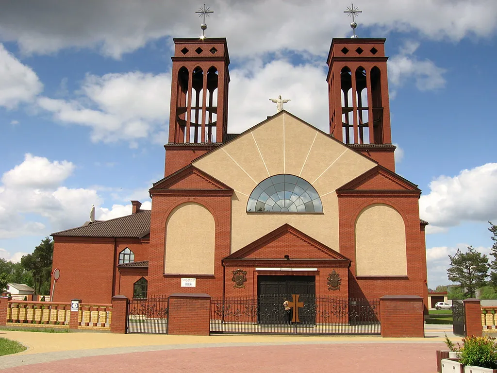 City of Ostroleka (Poland), church of Christ the Redeemer.