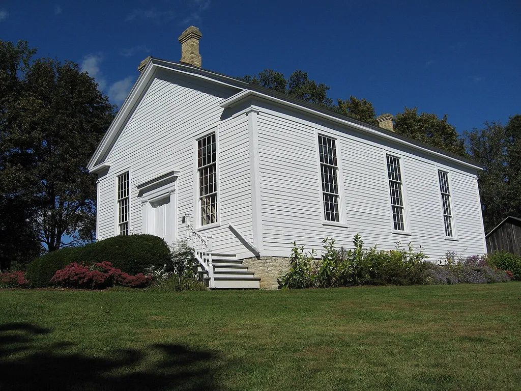 Reformed Presbyterian Church of Vernon, W234 S7710 Big Bend DR, Vernon, Waukesha County, Wisconsin, USA Text from historical marker: "Covenanter Built in 1854/ Organized by Scottish settlers in October, 1848 with Rev. James Milligan at the home of James Wright Sr. The last regular services were held in 1920. This was the only Covenanter church ever formed in Wisconsin./Waukesha County Museum 2007" There is also a cemetery on the property.