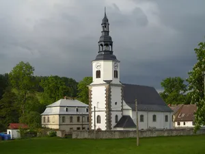 Saint Nicholas church in Bílý Kostel nad Nisou