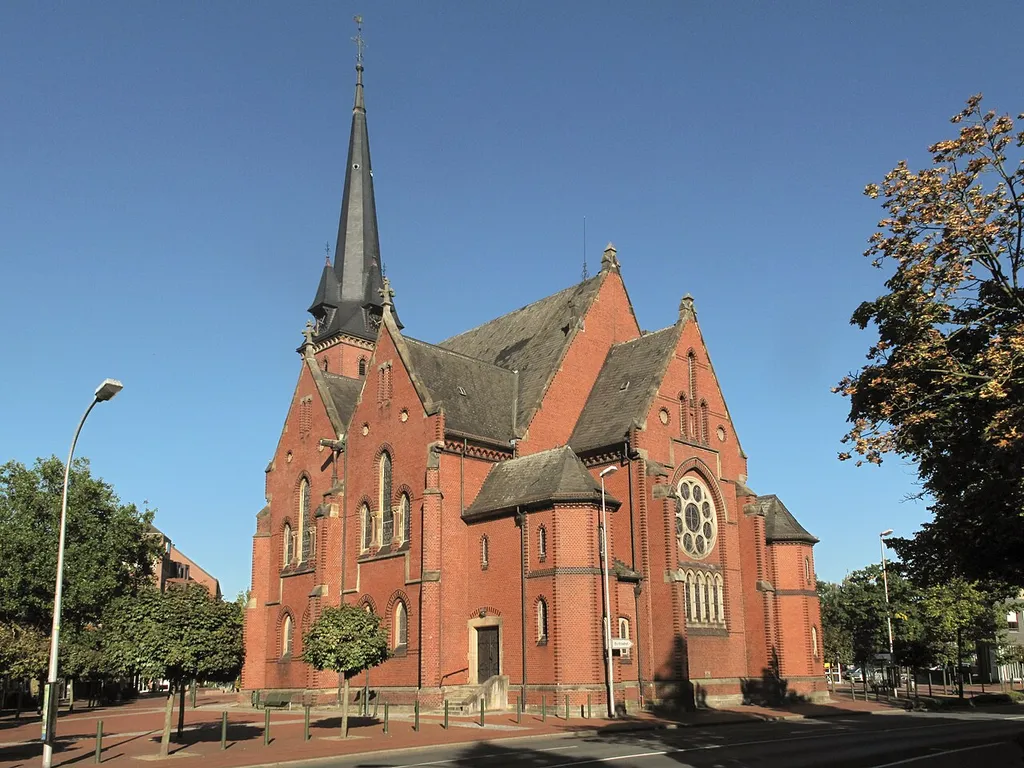 Gronau, church: die evangelische Stadtkirche