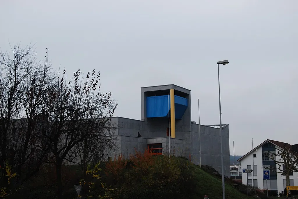Church center Gut Hirt at Niederrohrdorf, canton of Aargau, Switzerland
