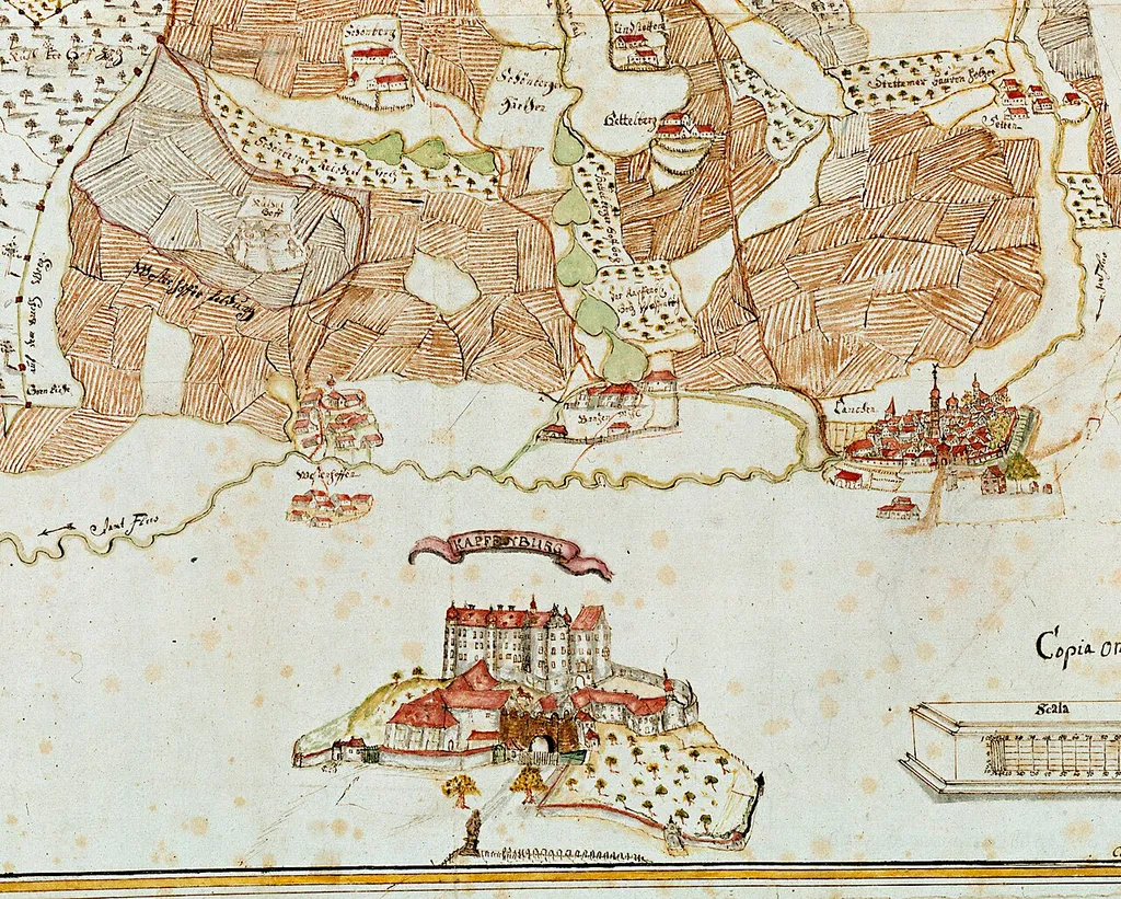 Die Kapfenburg, 1740 (StAL JL 560 Nr. 1)