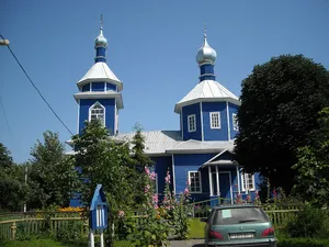 Holy Spirit church in Dvarec, Rahačoŭ district