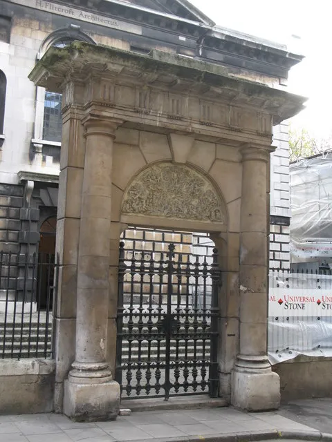 St. Giles-in-the-Fields Church, St. Giles High Street, WC2 - entrance gate