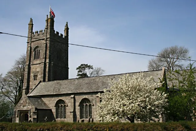 St Ive Church Although St Ive is a small village, the church is at the centre of a large rural parish. The church dates from 1338 and like many churches it was extensively refurbished in the 19th century. It's a pity about the fat electricity cable crossing this photo but these things are not put up with aesthetics in mind.