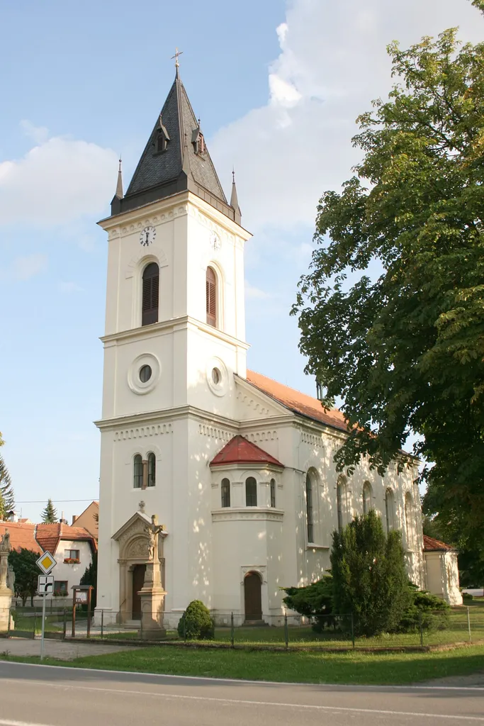 Church of Saint John of Nepomuk in Podolí, Brno-Country District.