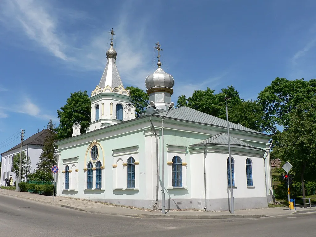 The russian orthodox church in Kėdainiai, Lithuania.