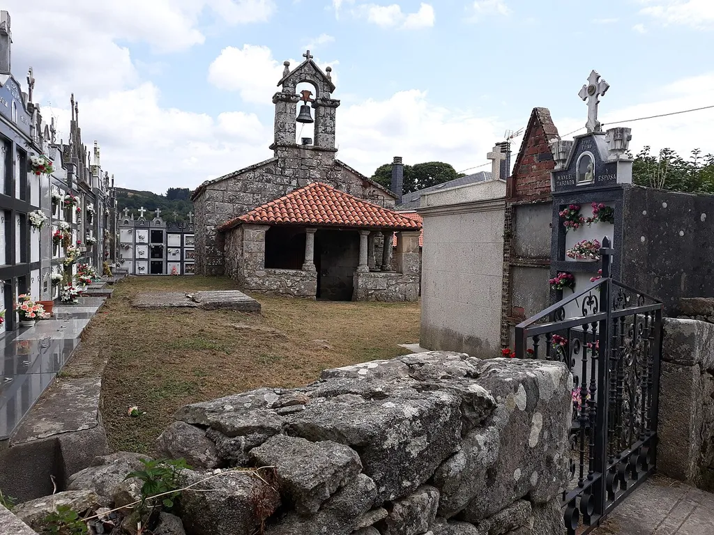 Church of Saint Saviour, Merlán, Palas de Rei, Lugo province, Galicia, Spain.