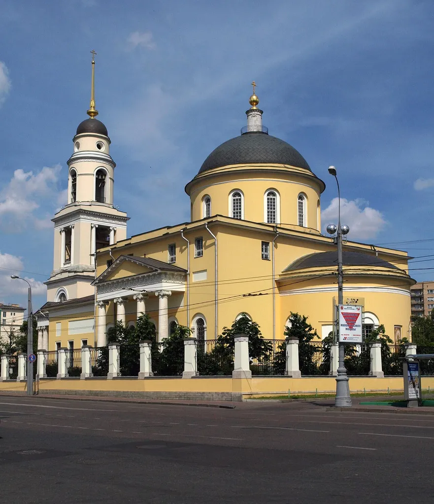 Great Ascension Church, Nikitskie Gates, Moscow. Architects: Joseph Bove, completion: Afanasy Grigoriev, Fyodor Shestakov
