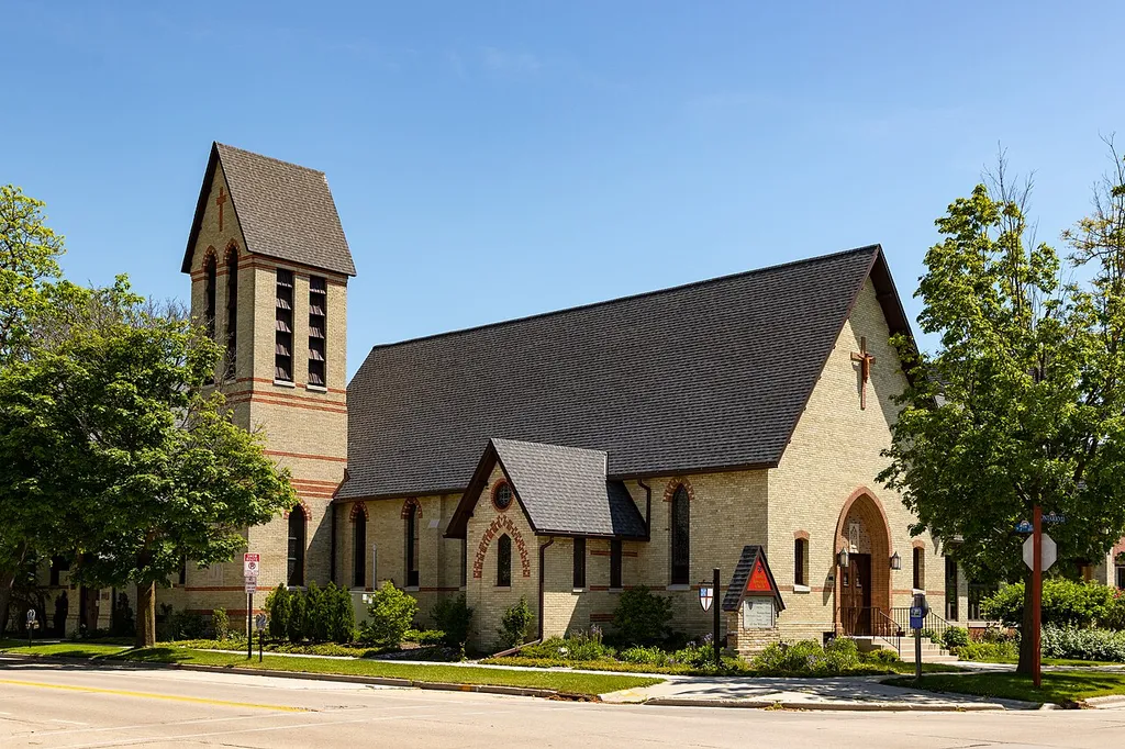 Grace Episcopal Church, Sheboygan, Wisconsin. It is one of four churches of the Downtown Churches Historic District. The district was listed on the National Register of Historic Places in 2010. The present church was built in 1871 to replace an earlier structure built in 1847. It is in High Victorian Gothic style.