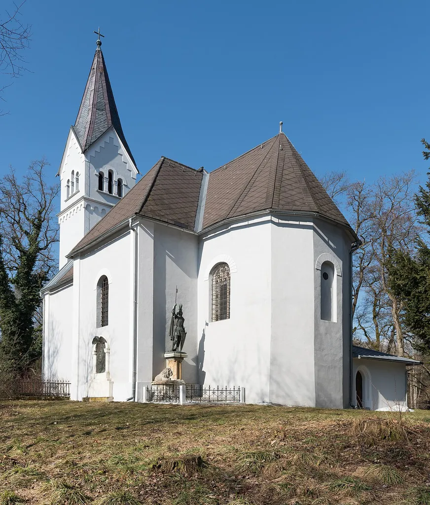 Subsidiary church Saint Ulrich, Gottscheer Street #1, next to castle Krastowitz, Welzenegg, 10th district «Sankt Peter», municipality Klagenfurt, Carinthia, Austria, EU