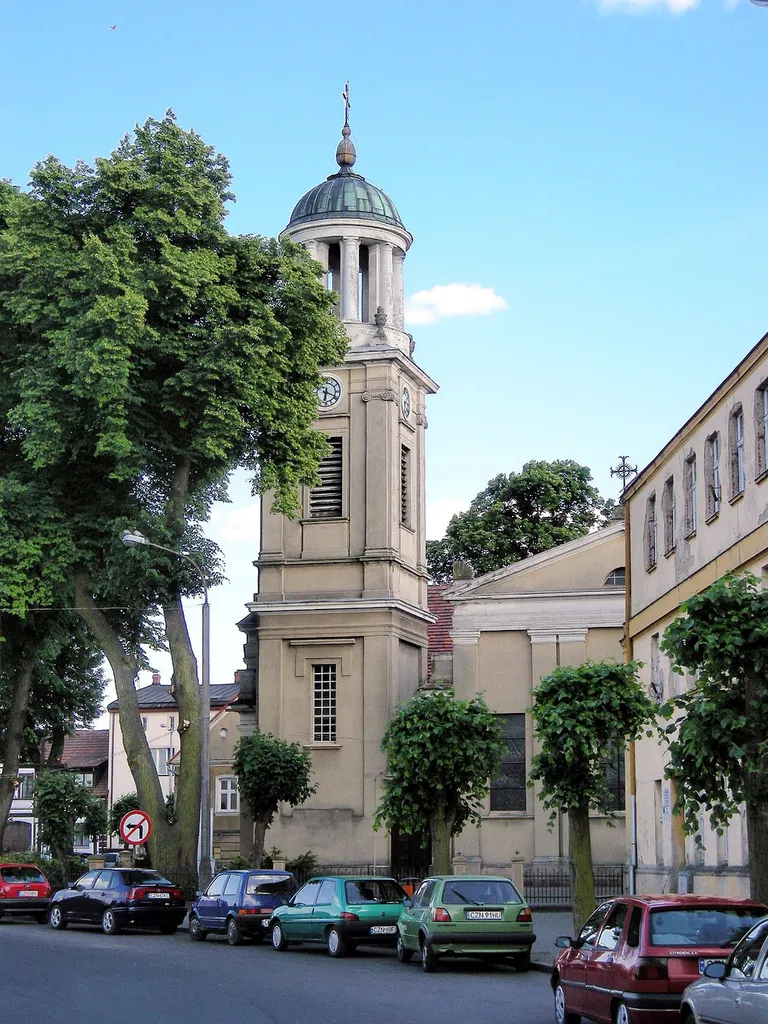The church in Janowiec Wielkopolski, Poland.