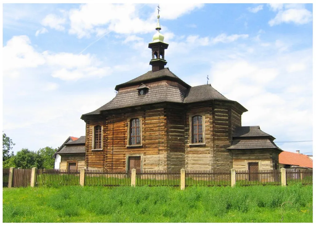 Loučná Hora (HK) ; roubený kostel sv. Jiří