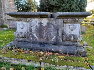 Chest Tomb In Churchyard Of Parish Church Of St Mary To Grimstead Family