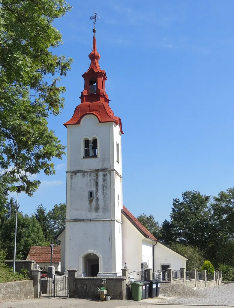 Church in Blatna Brezovica, Municipality of Vrhnika, Slovenia