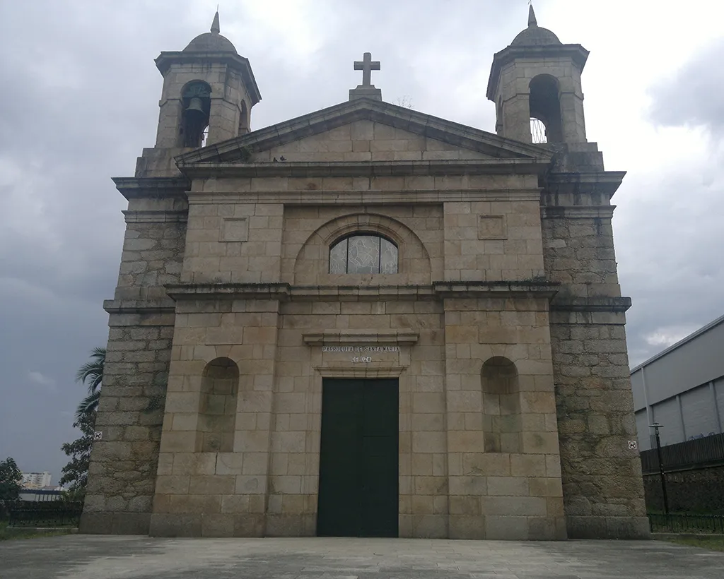 Igrexa de Santa María de Oza (Oza, A Coruña).