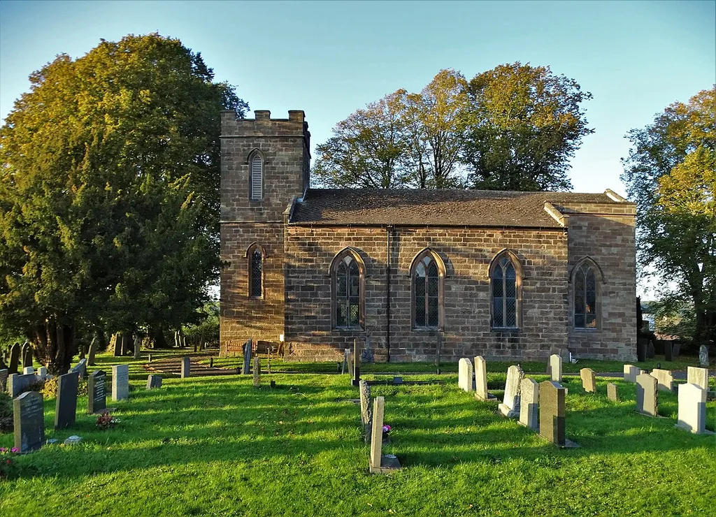 Photogrfaph of Christ Church, Hulland, Derbyshire, England