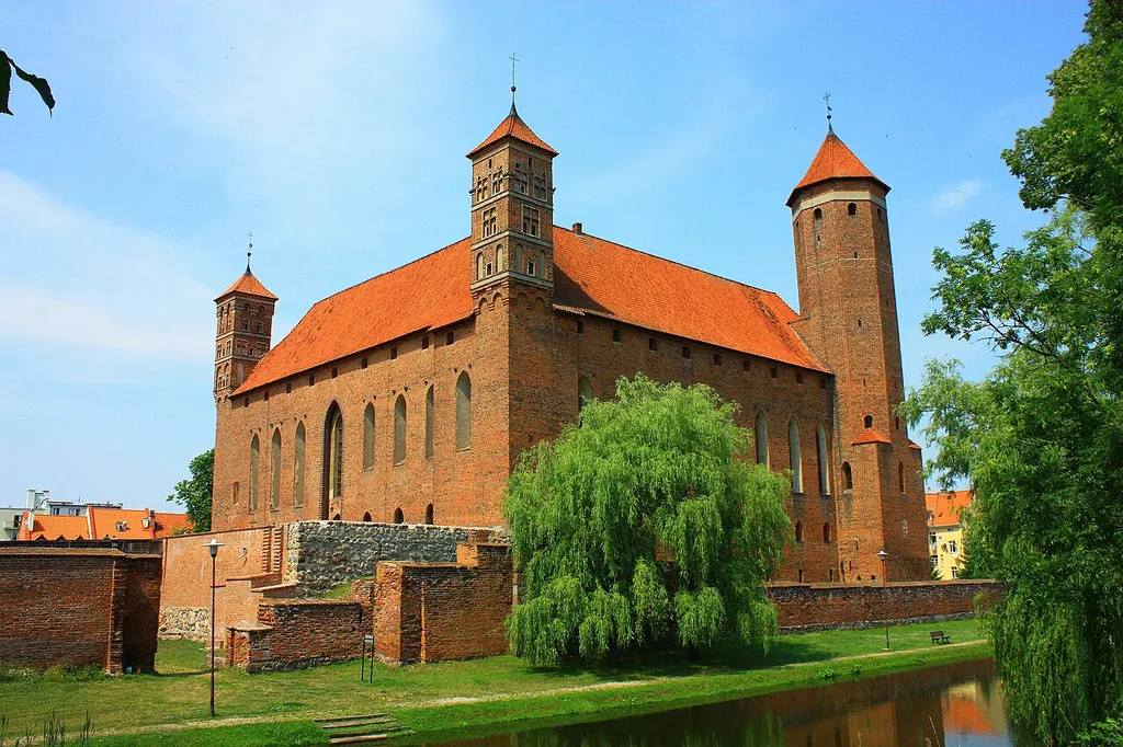 Lidzbark Warmiński, zamek biskupi, ob. muzeum, XIV, XIX