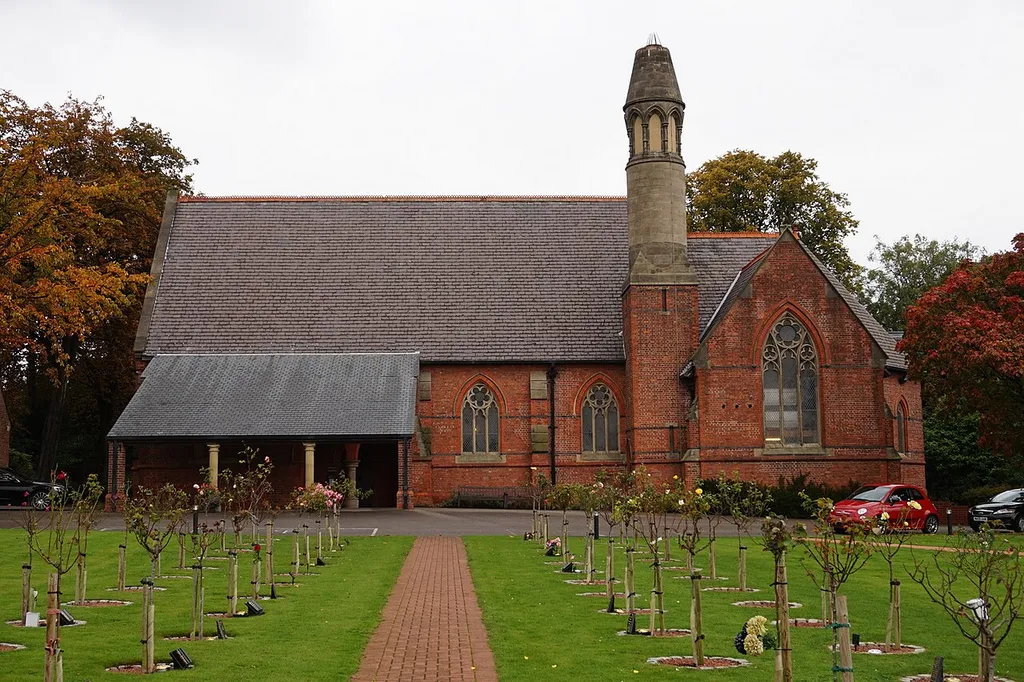 Haltemprice Crematorium,Cottingham, East Riding of Yorkshire, England.
