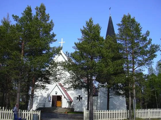 The Sami Church in Inari, Finland