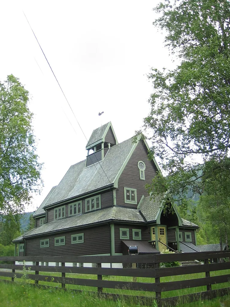 Raundalen Church, Voss, Norway.