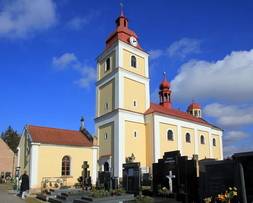 Church of All Saints in Lázně Bělohrad, Czech Republic