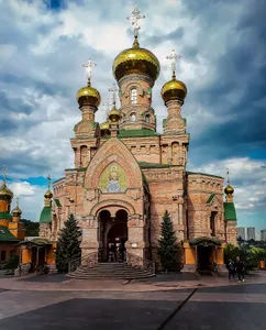 Our Lady of the Life-Giving Spring church in Holosiivska Poustyn