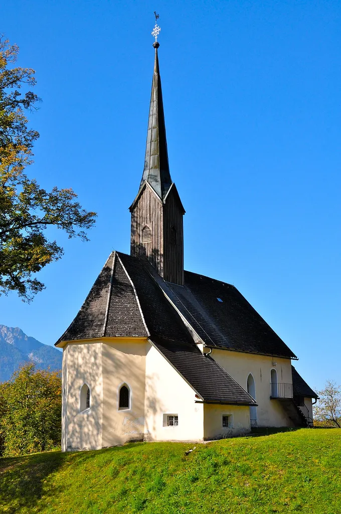 Subsidiary church Holy Gregor at Unterferlach, municipality Finkenstein am Faaker See, district Villach Land, Carinthia, Austria