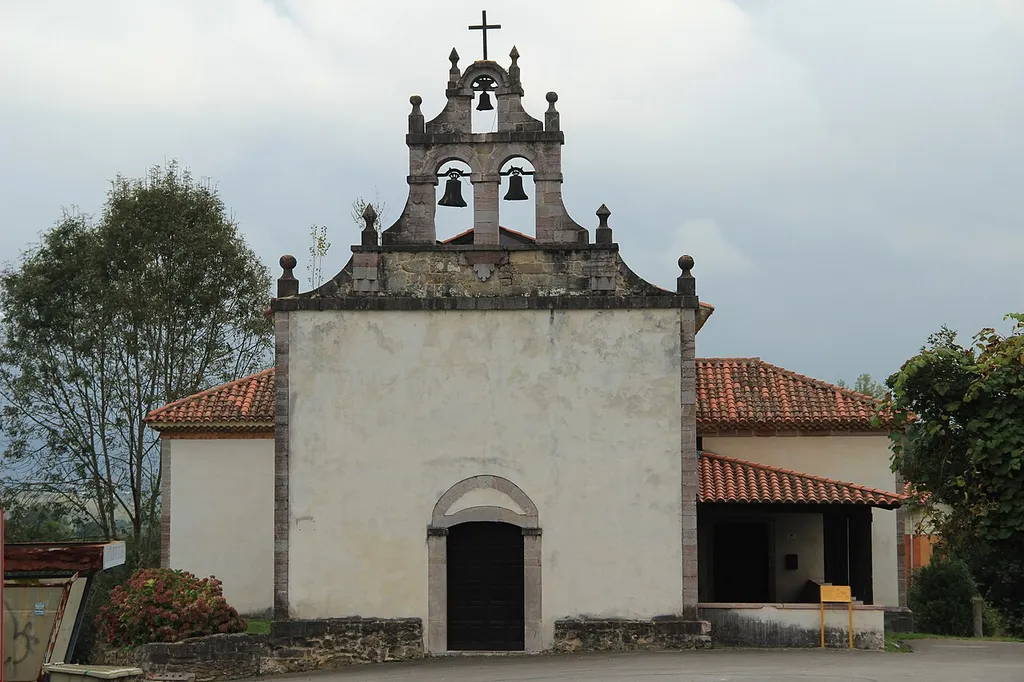 Church of Santa Maria de Limanes (Siero). West front.