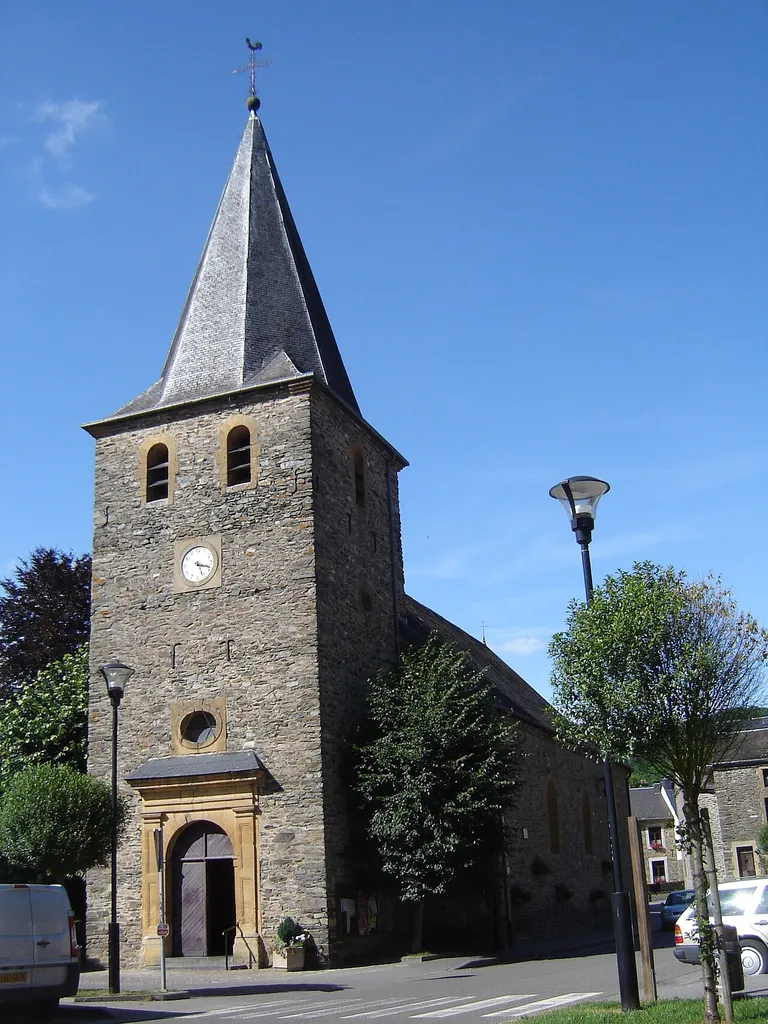 Church of Saint Leodegar in Bohan. Bohan, Vresse-sur-Semois, Namur, Belgium