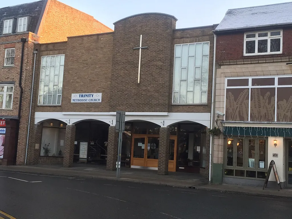 Trinity Methodist Church, Church Terrace, Wisbech, England, seen from the southwest