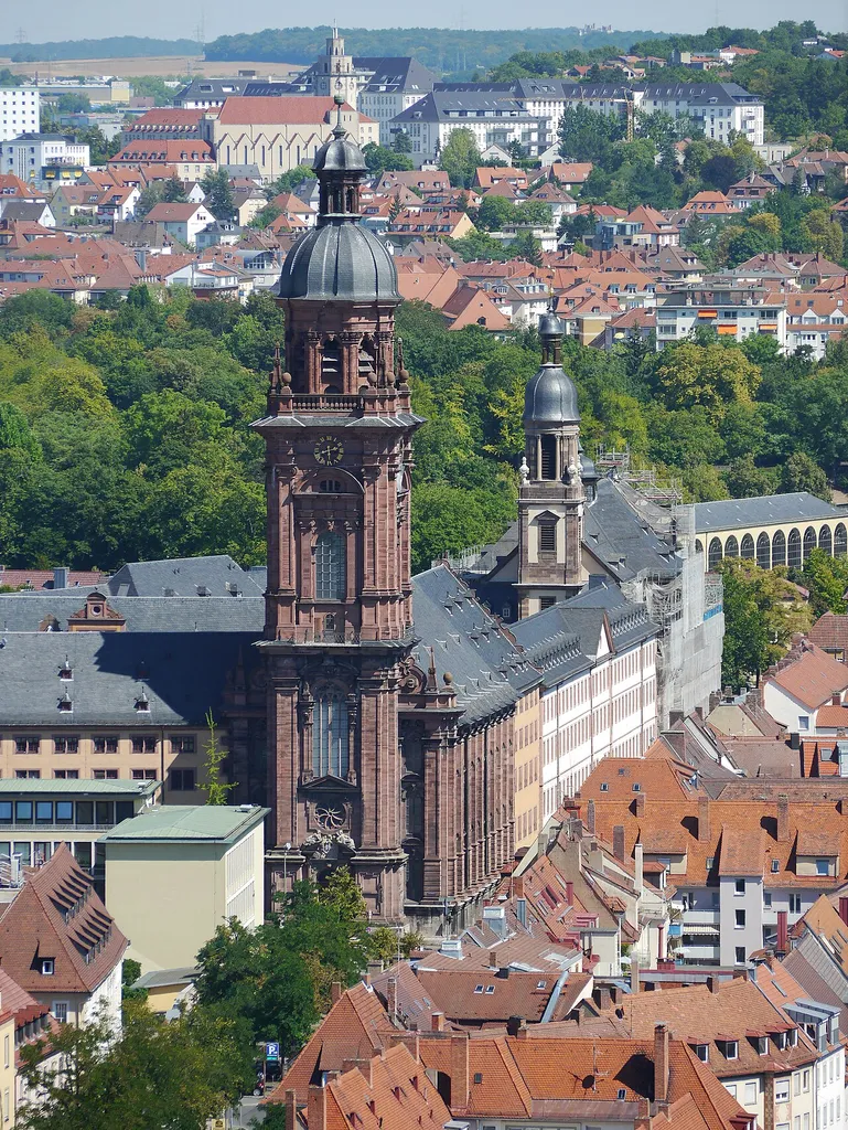Neubaukirche von der Marienfest aus gesehen