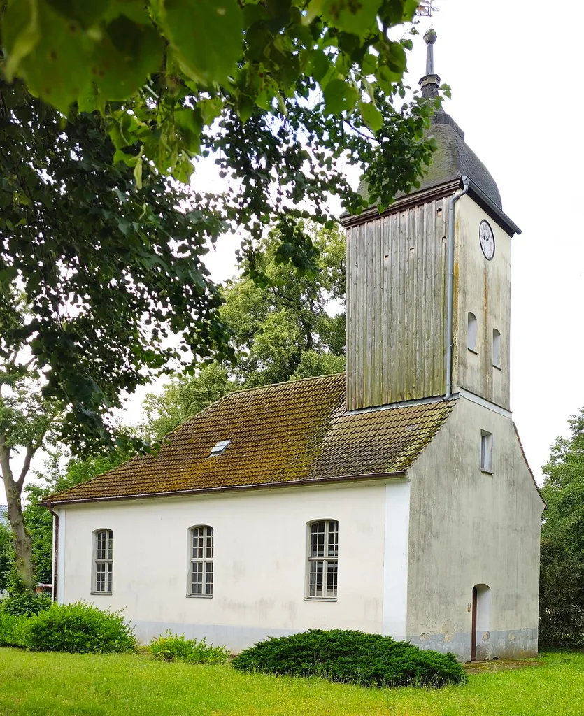 Evangelische Dorfkirche Niebede, Stadt Nauen, Ortsteil Wachow, Landkreis Havelland, Brandenburg, Deutschland