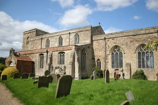 St Mary's parish church, Welwick, East Riding of Yorkshire, England.