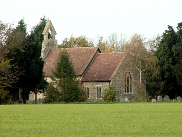 St Mary's parish church, Little Finborough, Suffolk, seen from the southeast